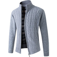 Matthias Knit Cardigan in Grey