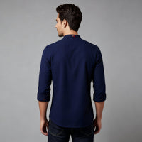 Matthias Shirt in Navy Blue