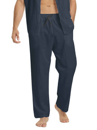 Matthias Trousers in Navy Blue