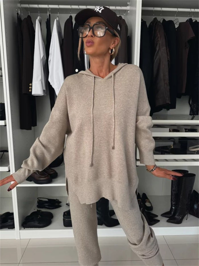 Maude Casual Joggers with Oversized in Khaki
