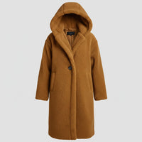 Maude Coat with Hood in Karamell