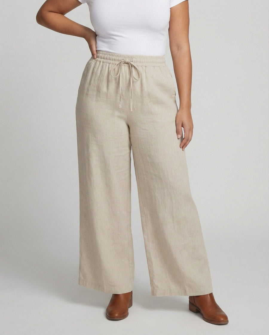 Maude Comfortable Linen Trousers