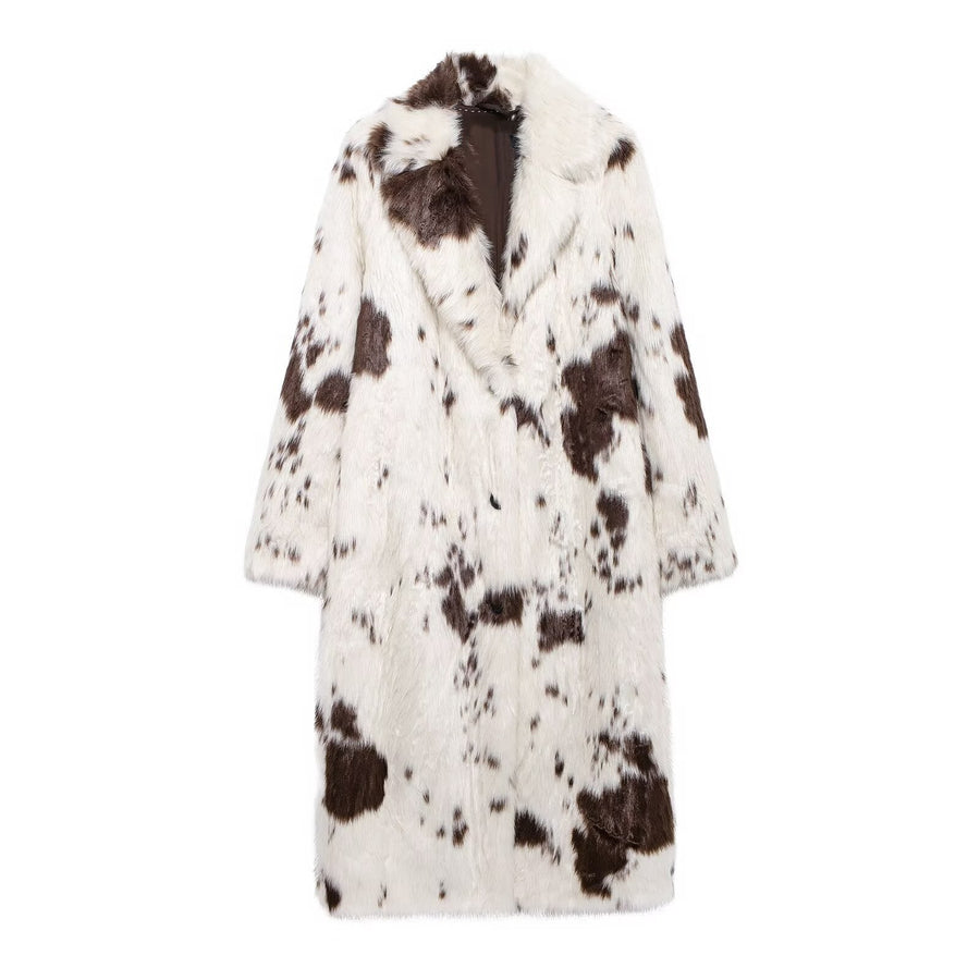 Maude Elegant Coat in Multicolor