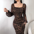 Maude Elegant Dress with Puff Sleeve