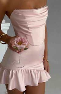 Giada Mini Skirt - Blush
