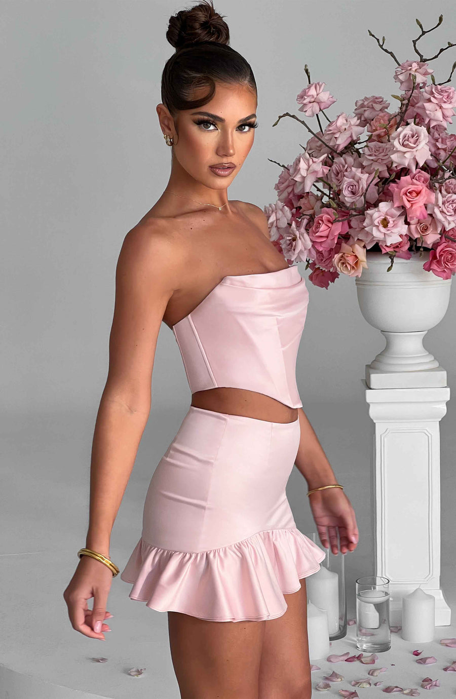 Giada Mini Skirt - Blush