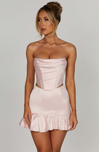 Giada Mini Skirt - Blush