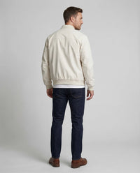 Maurice Lightweight Bomber Jacket with Stand Collar