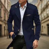 Maurice Trench Coat in Navy
