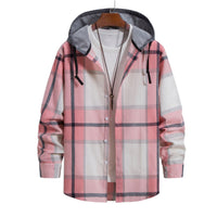 Maurits Casual Jacket with Checked in Red