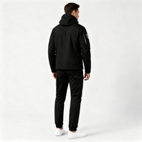 Maurits Jacket with Hood in Black
