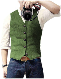 Maurits Vest in Green