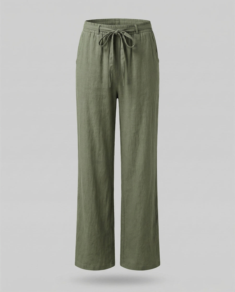 Maxine Comfortable Trousers in Olive