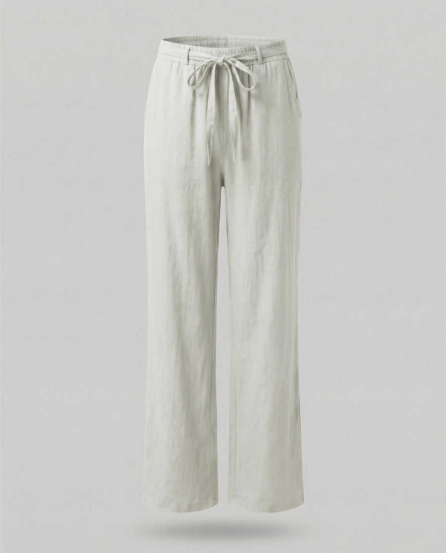 Maxine Comfortable Trousers in White