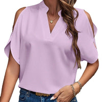 Maxine Elegant Blouse in Light Purple