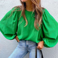 Maxine Elegant Blouse with Puff Sleeve
