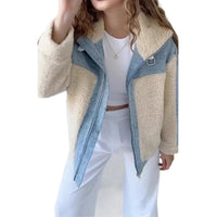 Maxine Jacket with Hood in Beige