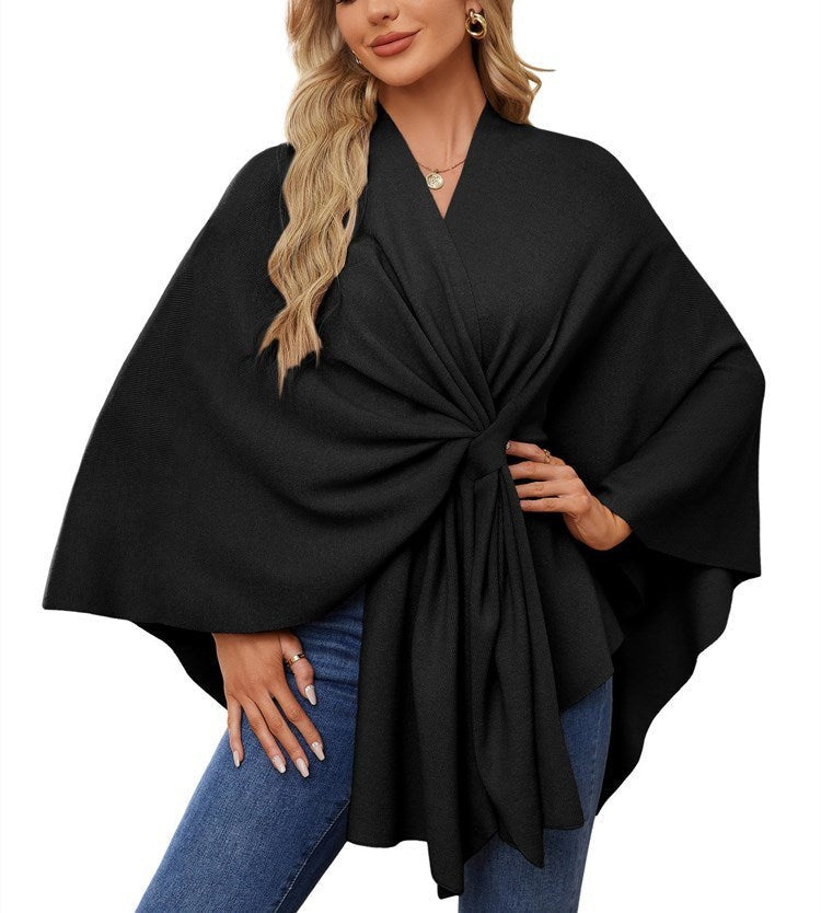 Maya Elegant Sweater in Black