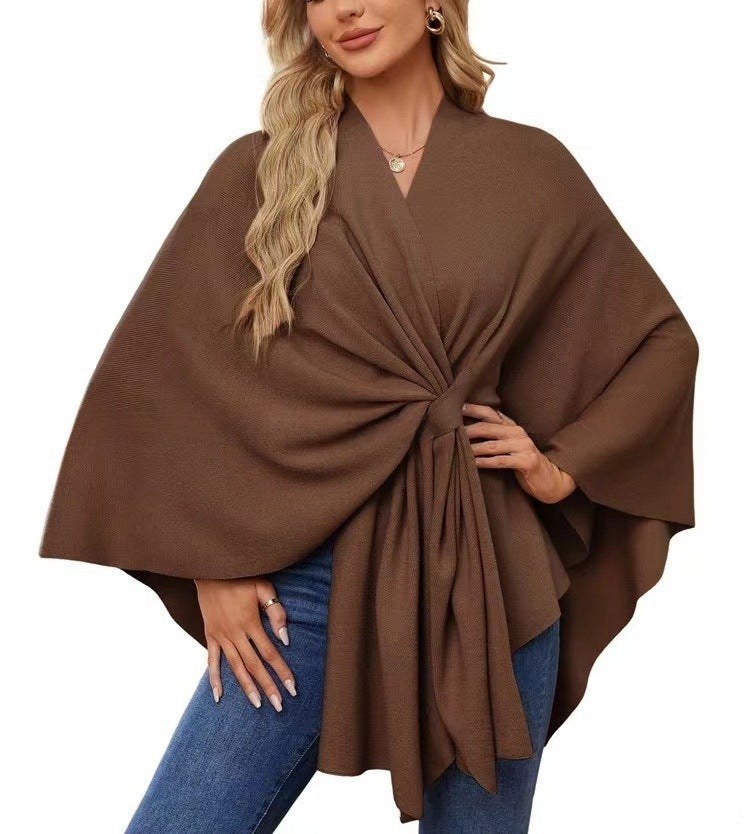 Maya Elegant Sweater in Coffee