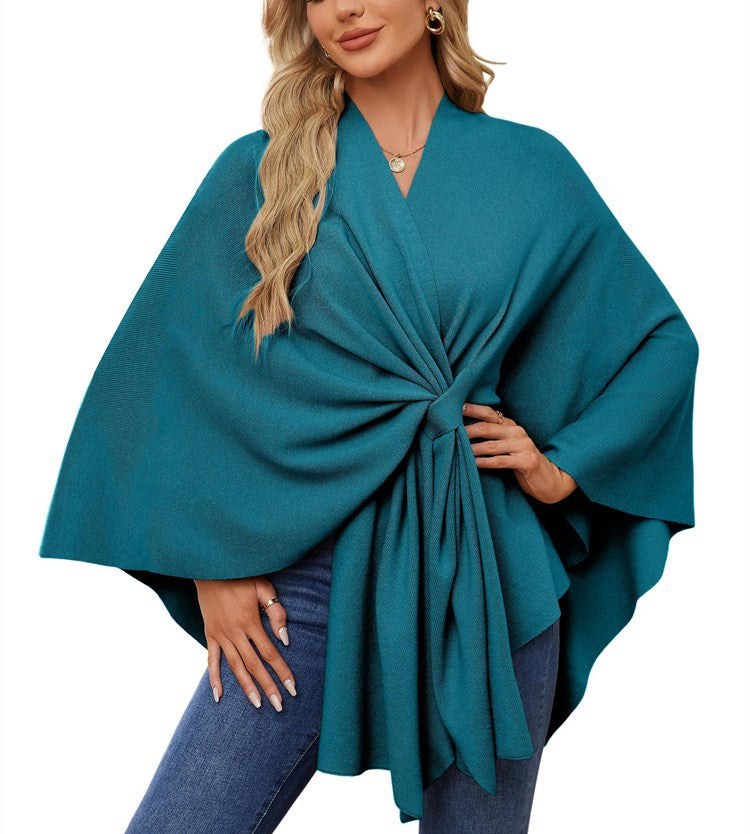 Maya Elegant Sweater in Peacock Green