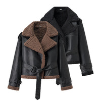 Maya Leather Jacket with Fitted