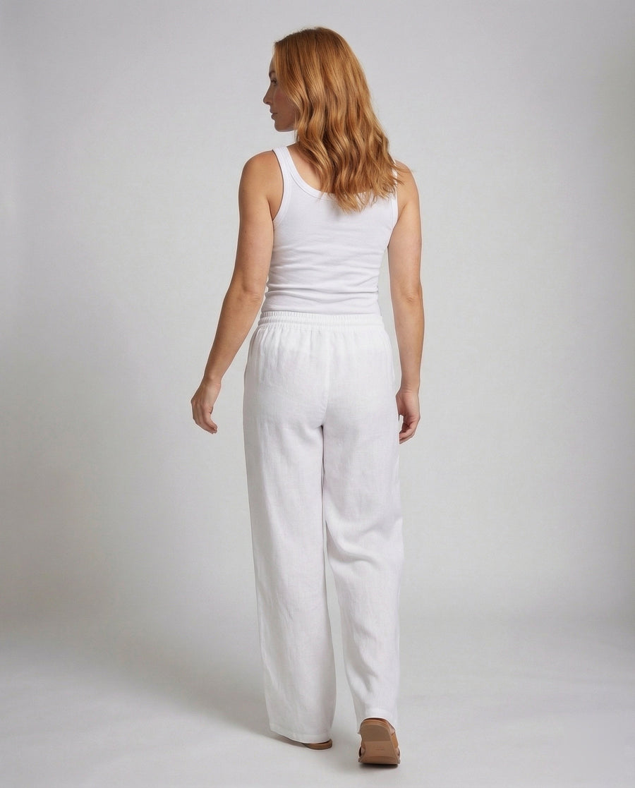 Maya Linen Trousers with Pockets