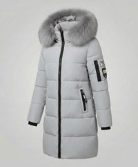 Maya Warm Coat in Grey