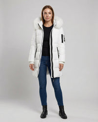 Maya Warm Coat in White