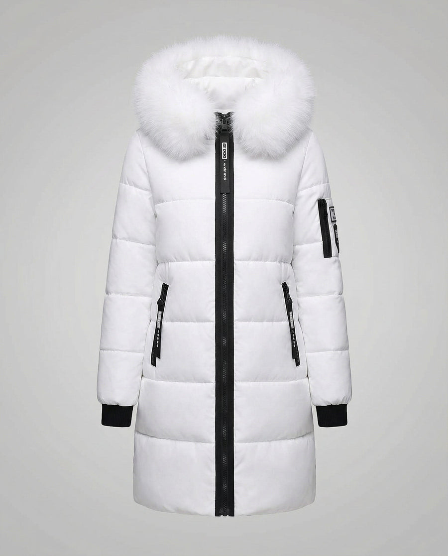 Maya Warm Coat in White