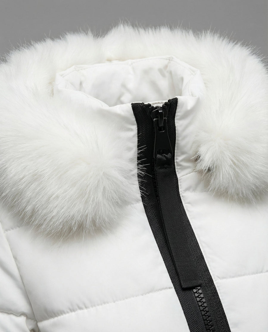 Maya Warm Coat in White