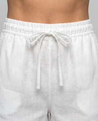 Mayla Comfortable Linen Shorts with Elastic Waist