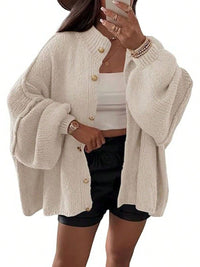 Mayla Knit Cardigan in Beige