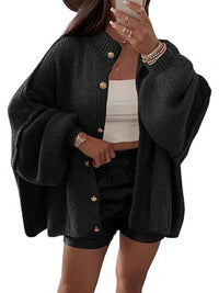 Mayla Knit Cardigan in Black