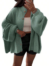 Mayla Knit Cardigan in Green