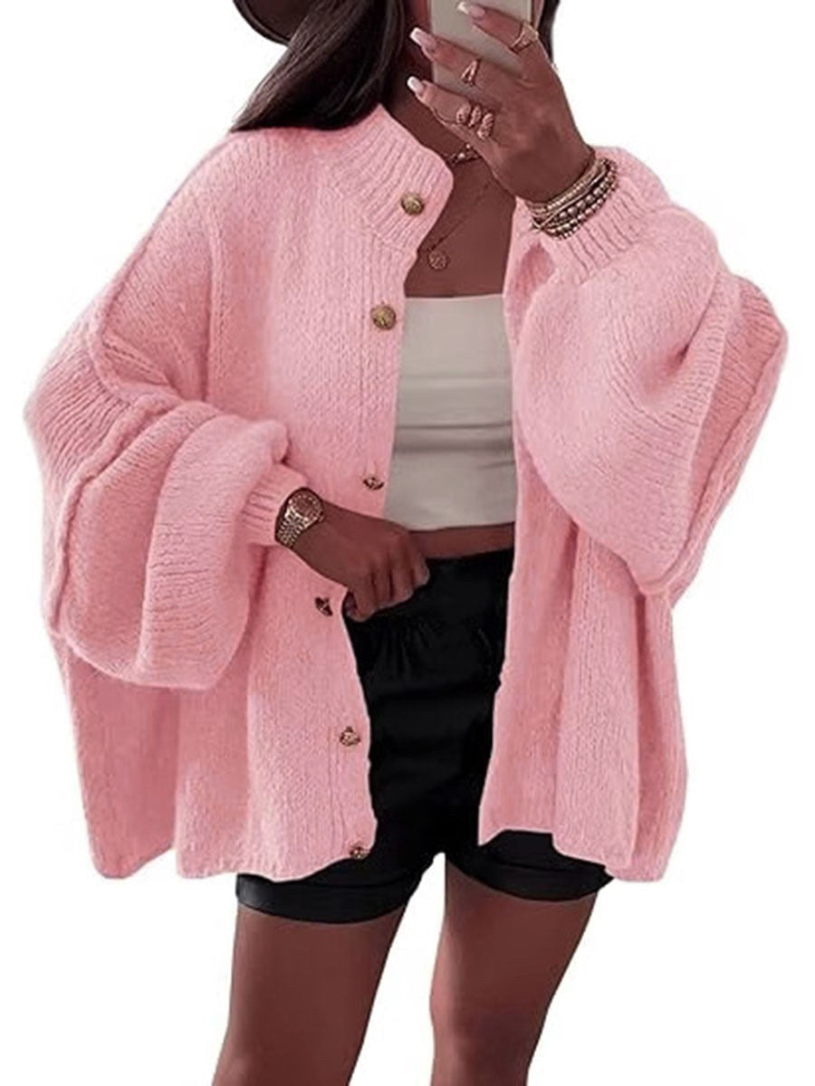 Mayla Knit Cardigan in Pink