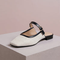 Maysie Slip-On Mule in Charcoal