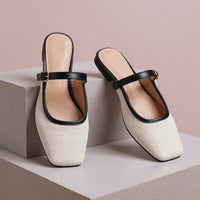 Maysie Slip-On Mule in Charcoal