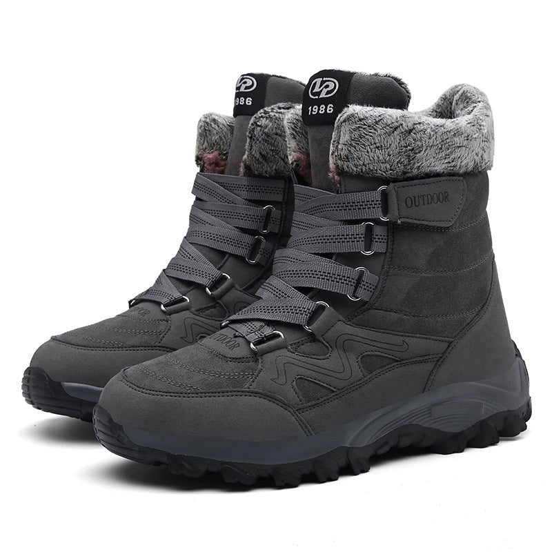 Meera Boots in Grey