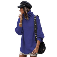 Meera Casual Knit Sweater in Blue