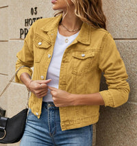 Meera Denim Jacket in Erdbraun