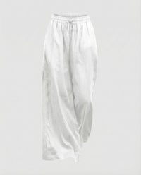 Meera Linen Trousers in White