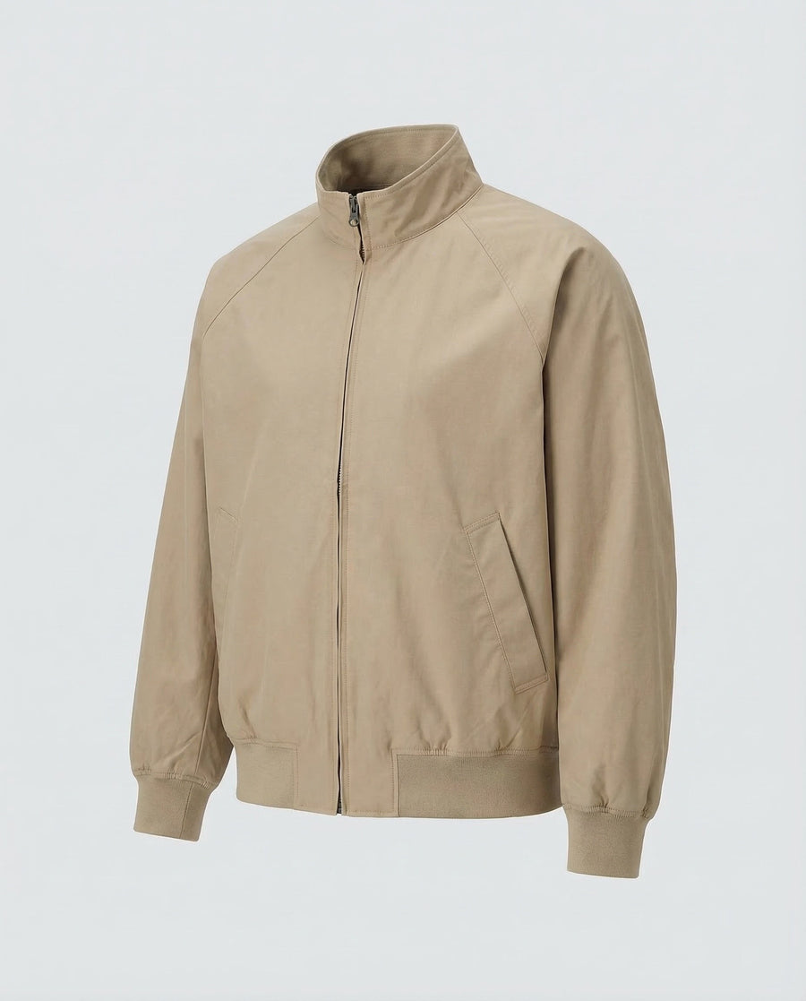 Mees Bomber Jacket in Dark Beige