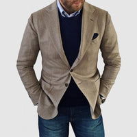 Mees Casual Vest in Beige