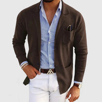 Mees Casual Vest in Brown