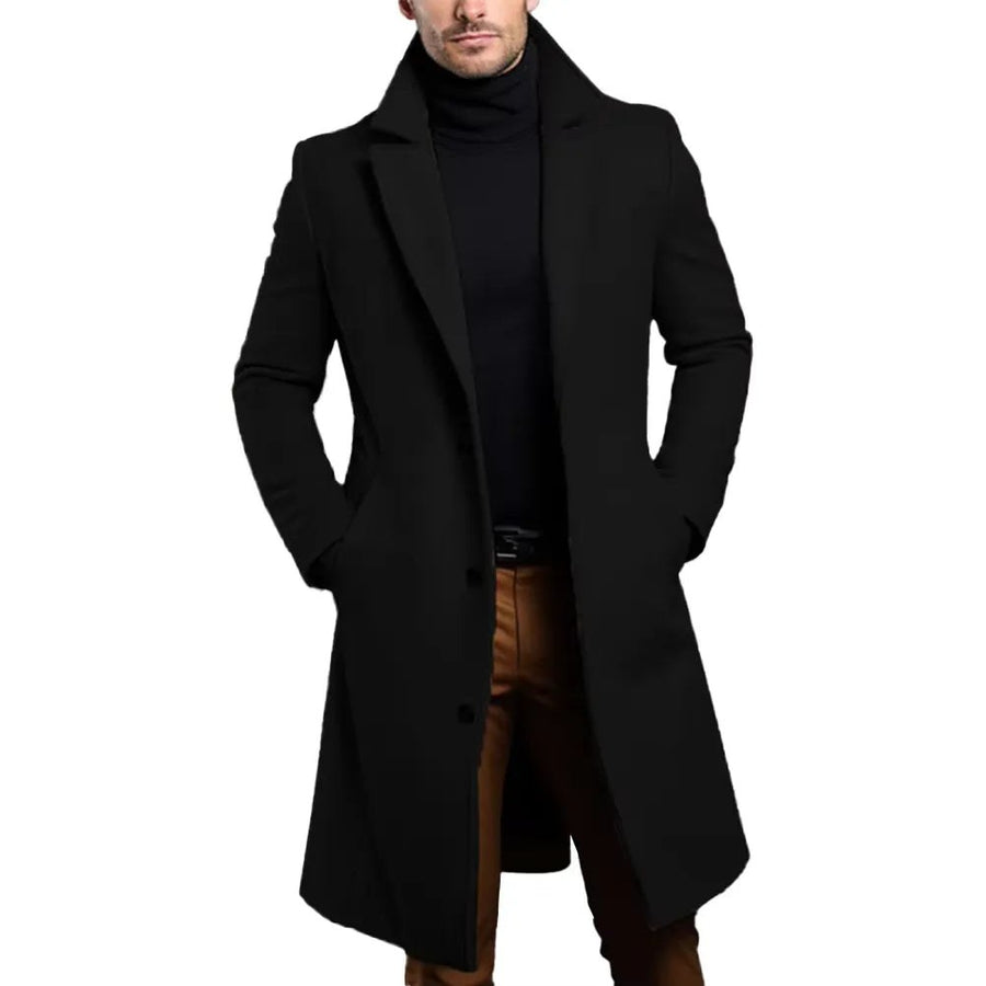 Mees Trench Coat in Black