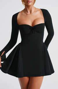 Shannon Mini Dress – Black