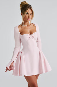 Shannon Mini Dress – Blush