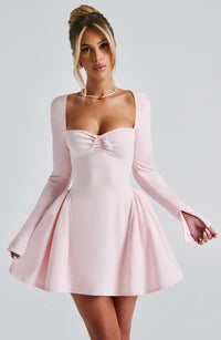 Shannon Mini Dress – Blush