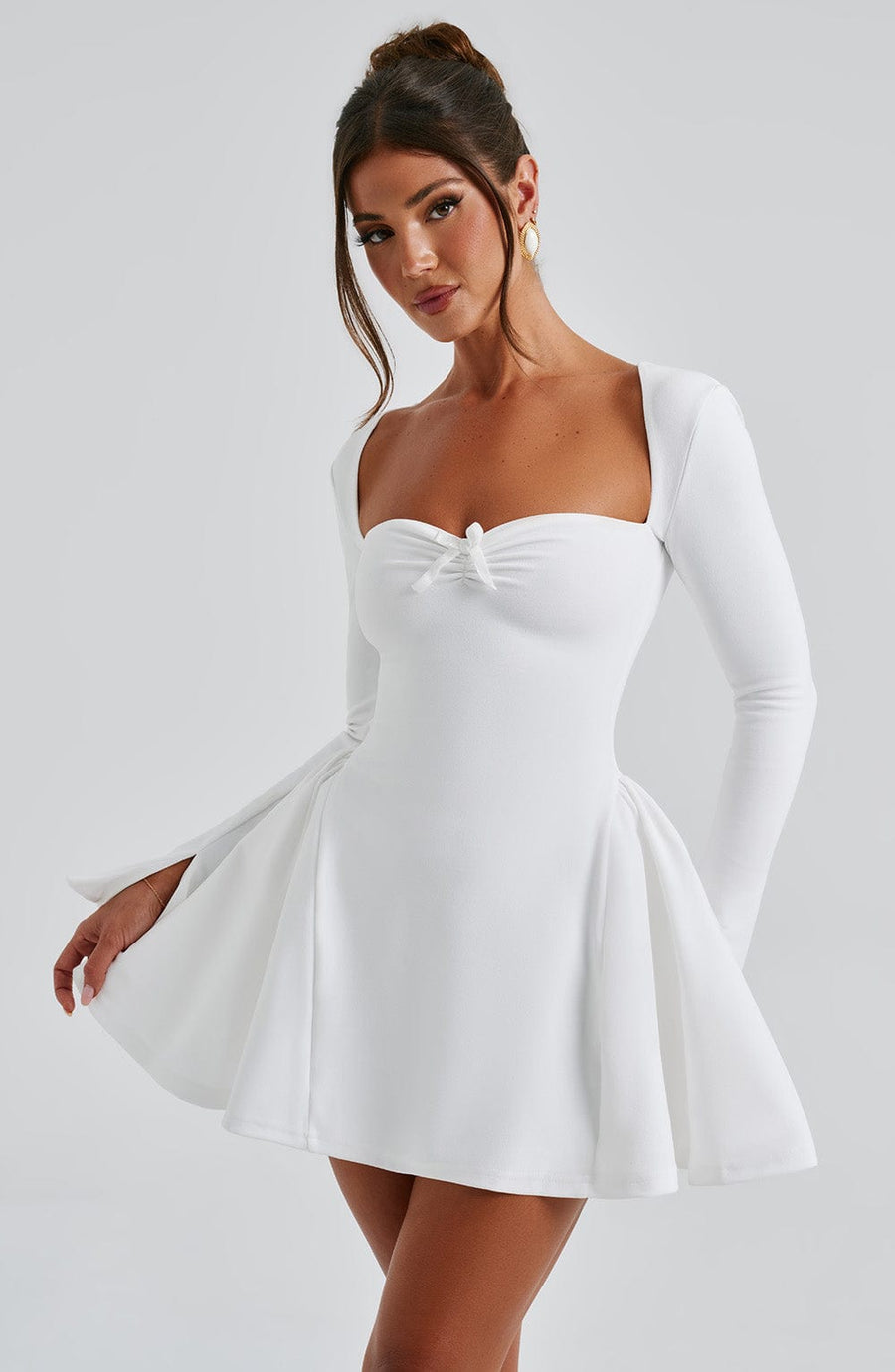 Shannon Mini Dress – Ivory