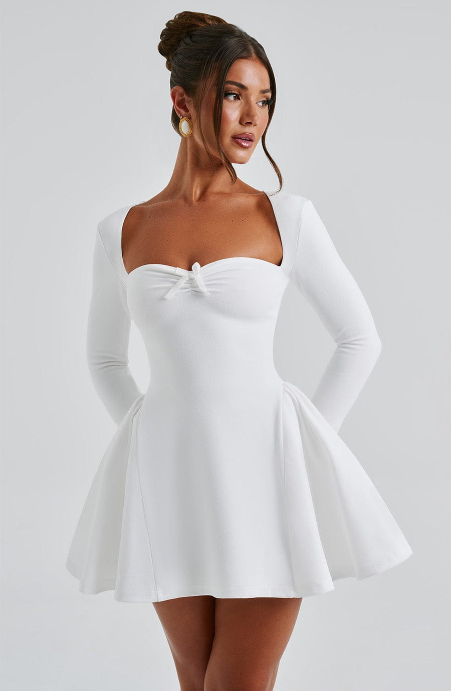 Shannon Mini Dress – Ivory